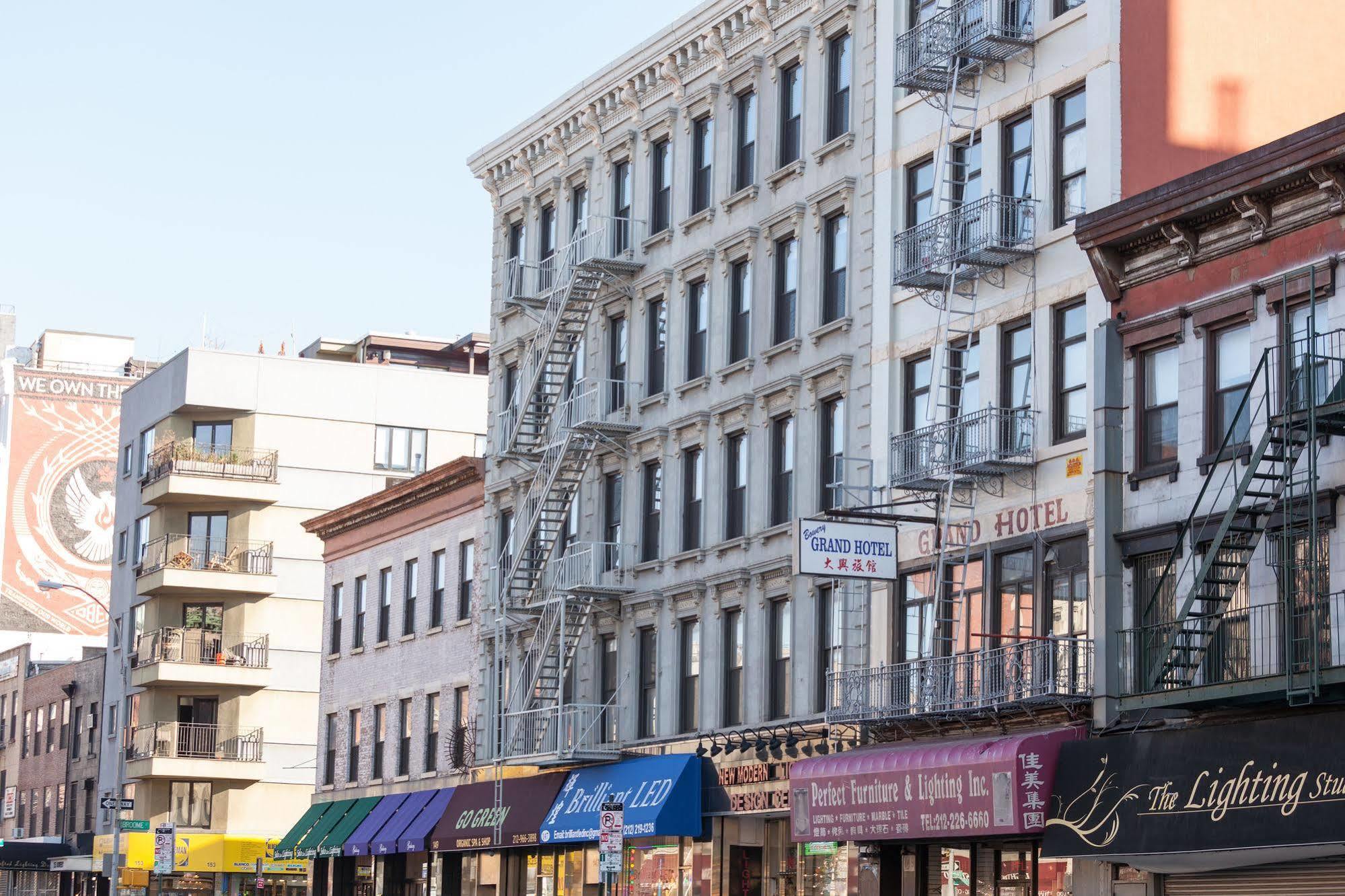 Bowery Grand Hotel Nueva York Exterior foto