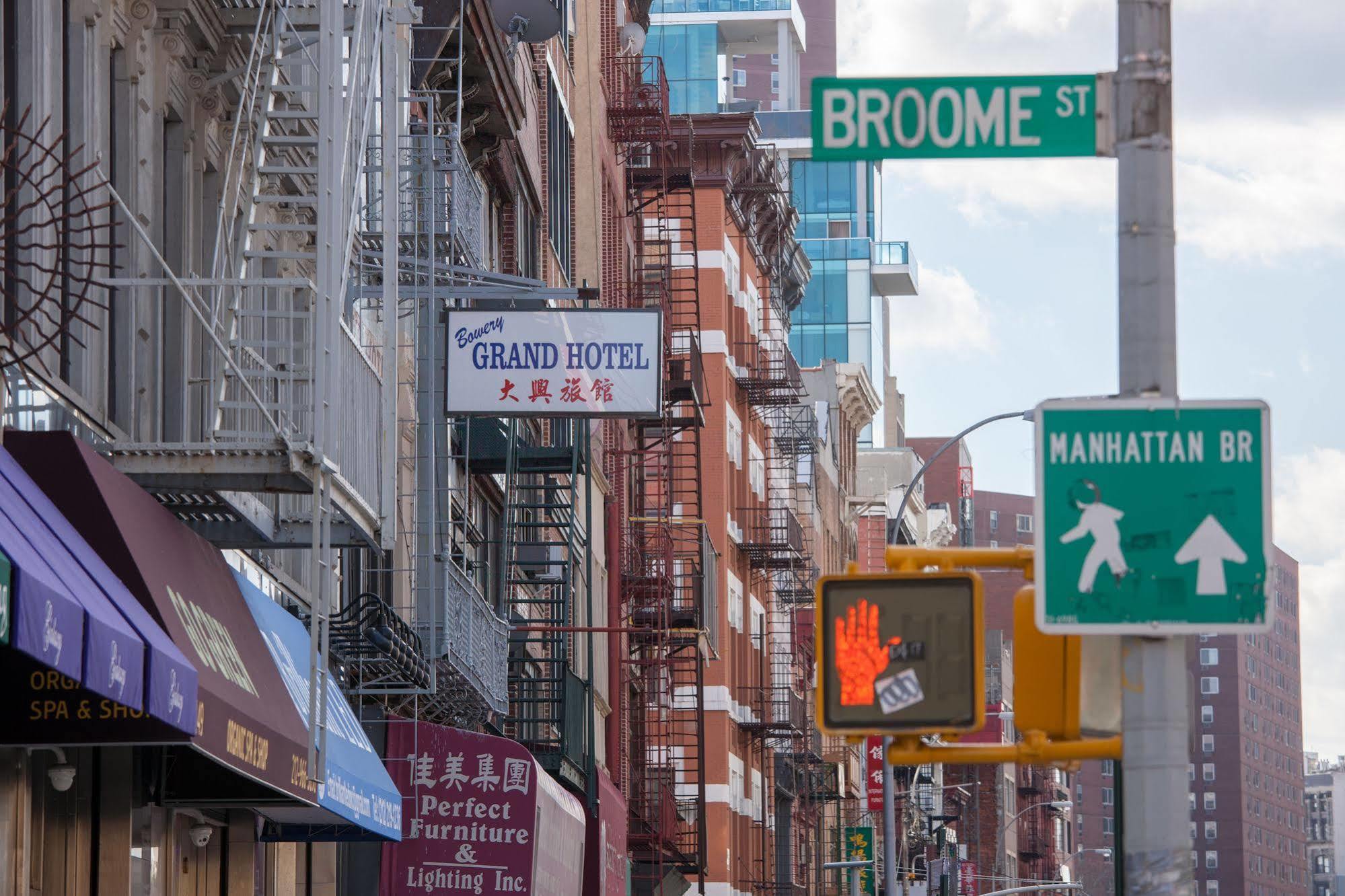 Bowery Grand Hotel Nueva York Exterior foto